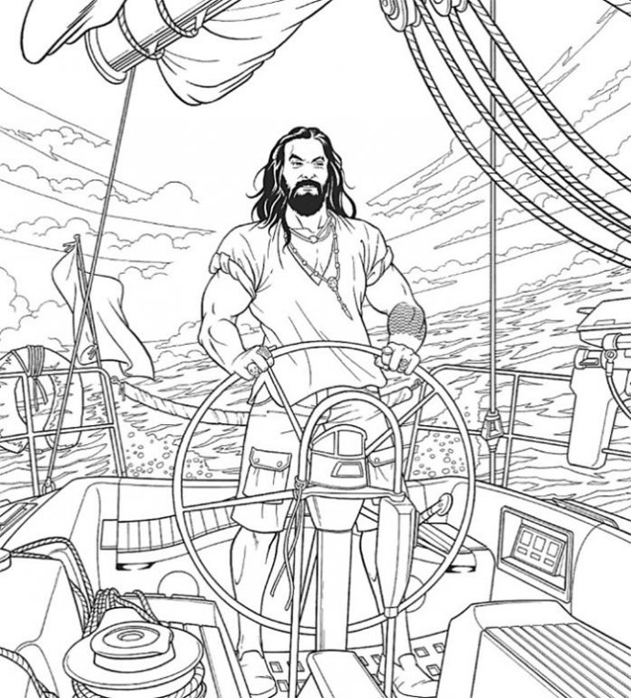 Jason Momoa na lodi. Jason Momoa na lodi.