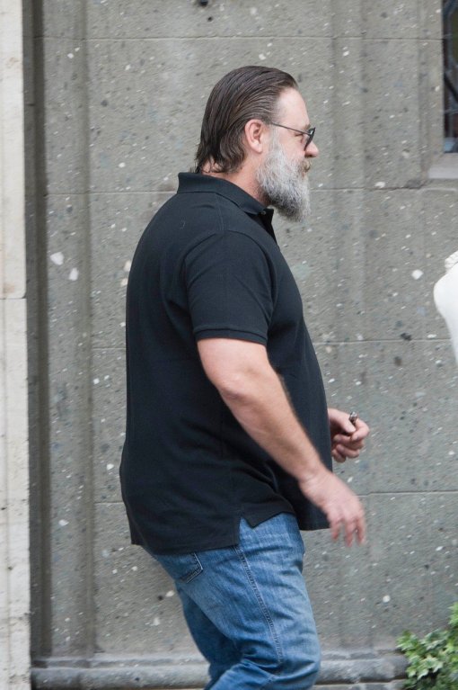 Russell Crowe vypadá kvůli vousům o několik let starší. Russell Crowe vypadá kvůli vousům o několik let starší.