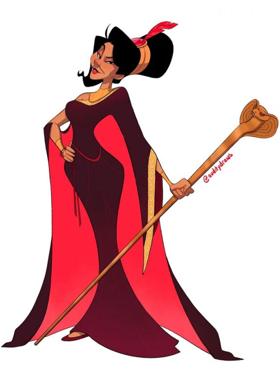 Jafar jako princezna, Aladin Jafar jako princezna, Aladin