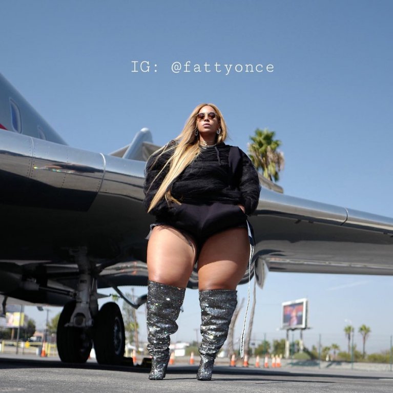 Beyoncé jako obézní machna 7 Beyoncé jako obézní machna 7