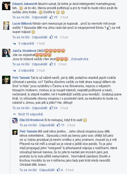V komentářích však musel číst těžkou kritiku. V komentářích však musel číst těžkou kritiku.