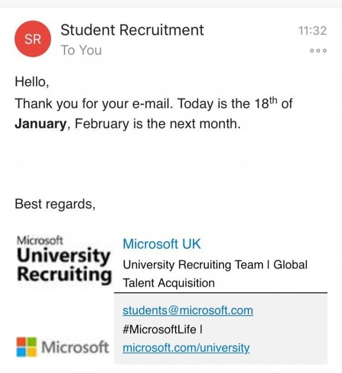 Pracovní pohovor s Microsoftem 5 Pracovní pohovor s Microsoftem 5