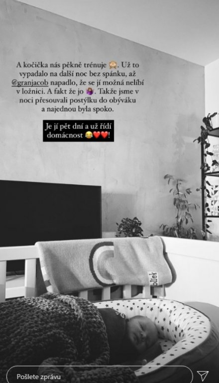 Youtuberka Lucie Gránová už je s dcerou z porodnice doma. Youtuberka Lucie Gránová už je s dcerou z porodnice doma.