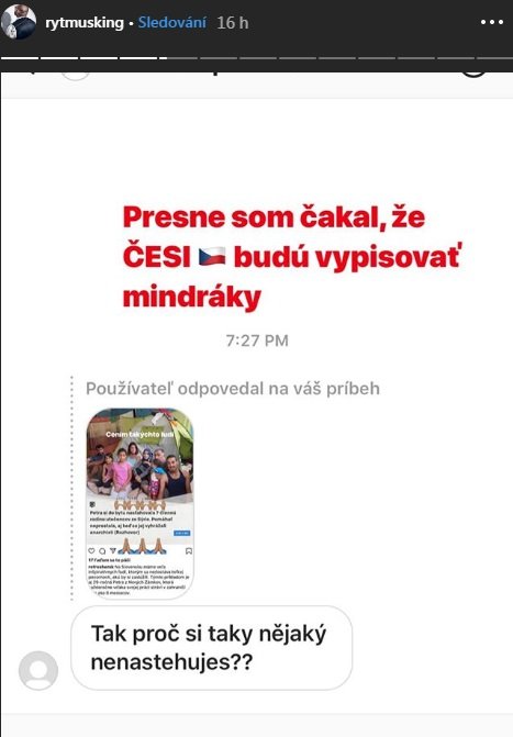 Rytmusovi se nelíbí jejich nenávistné a rasistické komentáře. Rytmusovi se nelíbí jejich nenávistné a rasistické komentáře.