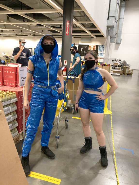 Kreativní móda z IKEA tašek 15 Kreativní móda z IKEA tašek 15