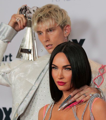 Machine Gun Kelly a Megan Fox na cenách iHeartRadio Machine Gun Kelly a Megan Fox na cenách iHeartRadio