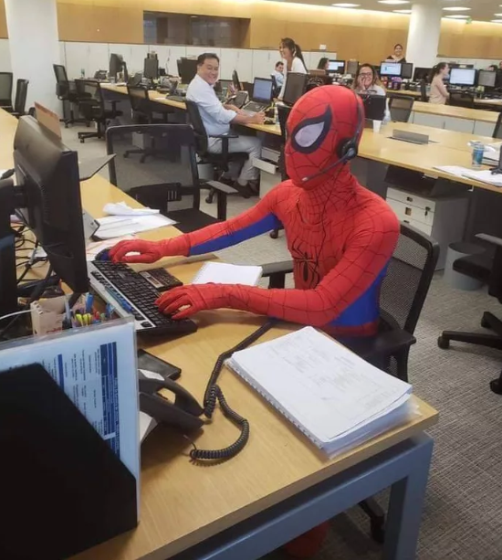 Spider-Man v práci 1 Spider-Man v práci 1