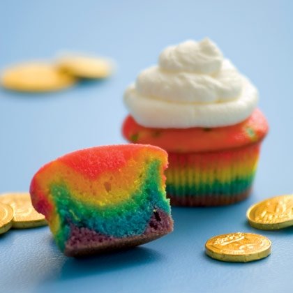 Duhový muffin jen pro silné žaludky Duhový muffin jen pro silné žaludky