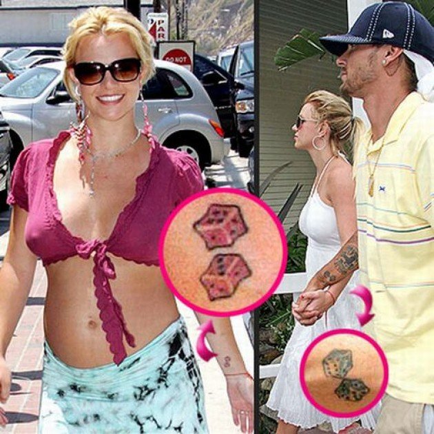 Růžové kostky Britney nesluší Růžové kostky Britney nesluší
