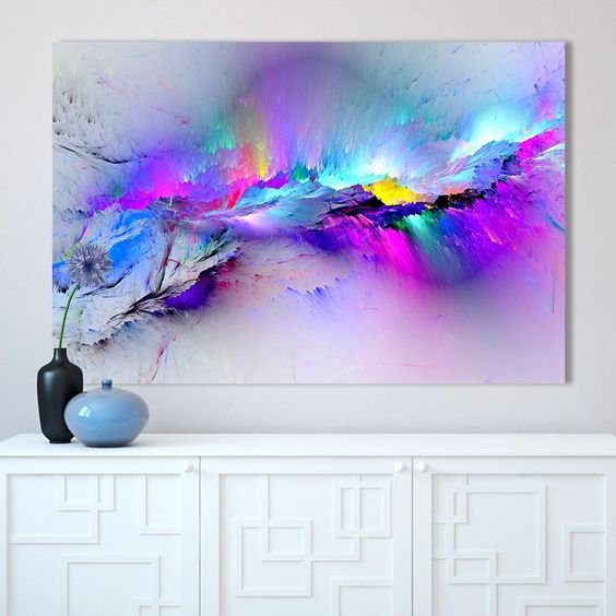 Neon jako umění v obýváku nebo ložnici. Neon jako umění v obýváku nebo ložnici.