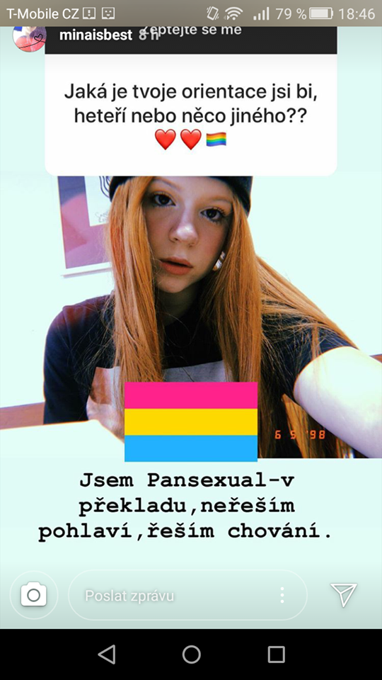 Youtuberka Mína přiznala svou sexuální orientaci. 1 Youtuberka Mína přiznala svou sexuální orientaci. 1
