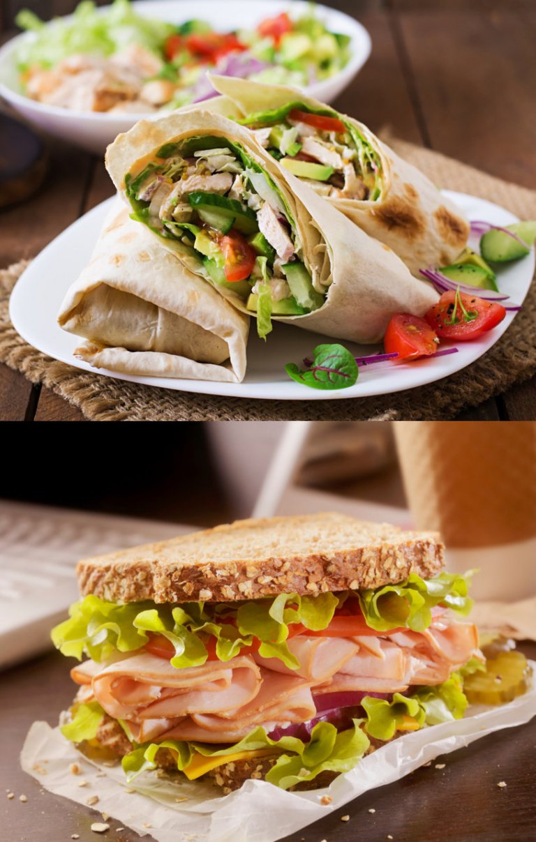 co je zdravější - sandwich x wrap co je zdravější - sandwich x wrap