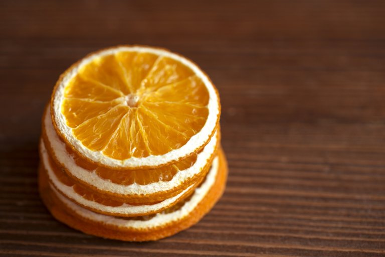 Sušený pomeranč je perfektní dekorací Sušený pomeranč je perfektní dekorací